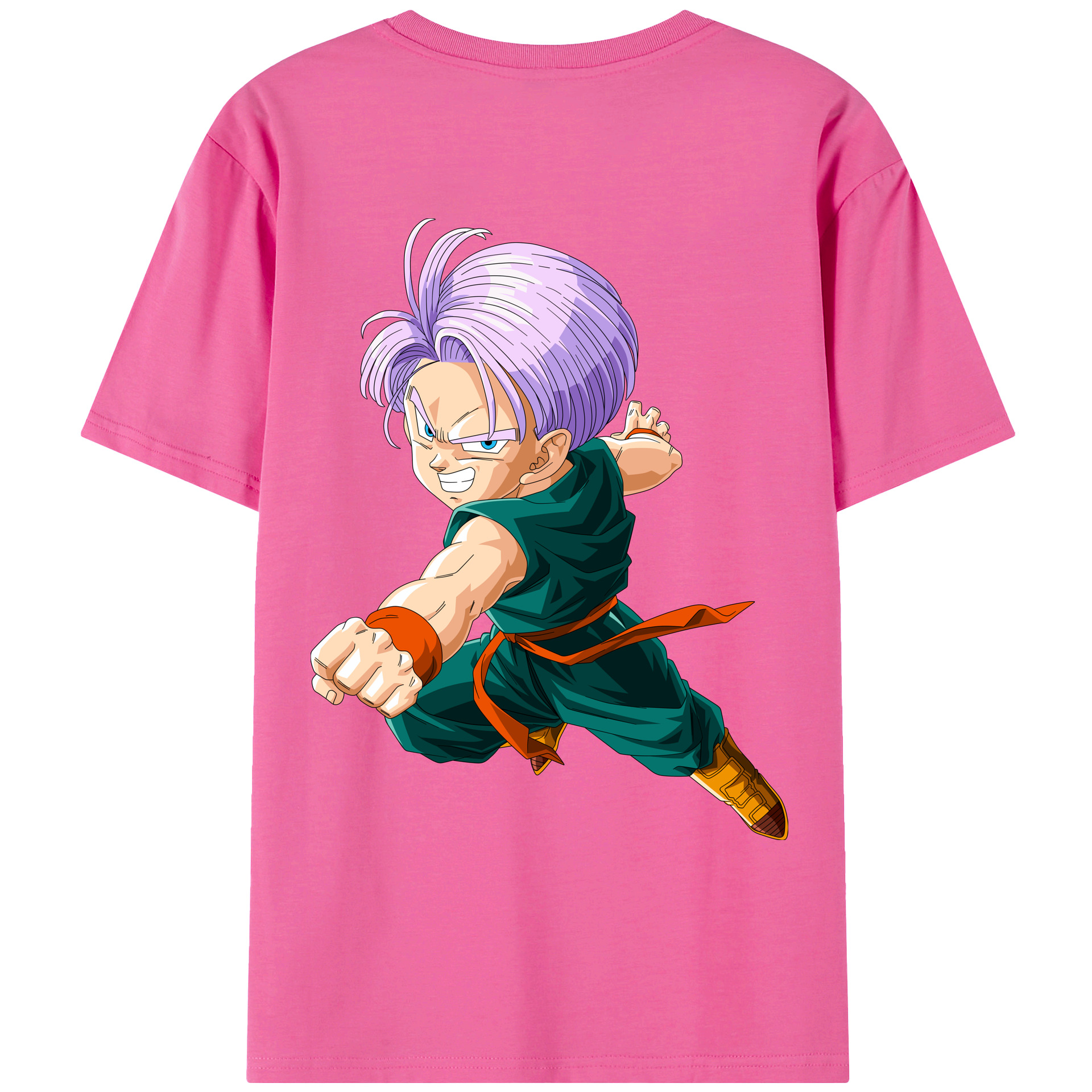（画像用） ドラゴンボール トランクス（Torankusu）DRAGON BALL Trunks レディース半袖Tシャツ(バックプリント)
